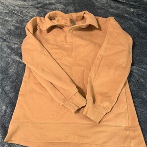 Mondetta Beige Fleece-Lined Top